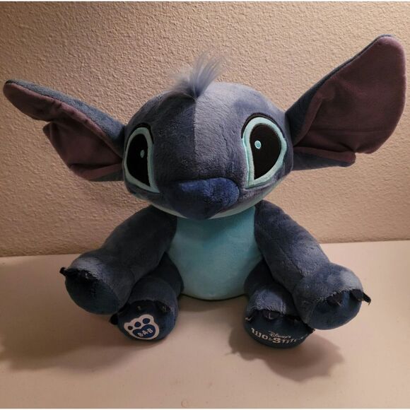 Disney Stitch Build A Bear Lilo & Stitch Plush Approx 11" open mouth - Picture 4 of 9